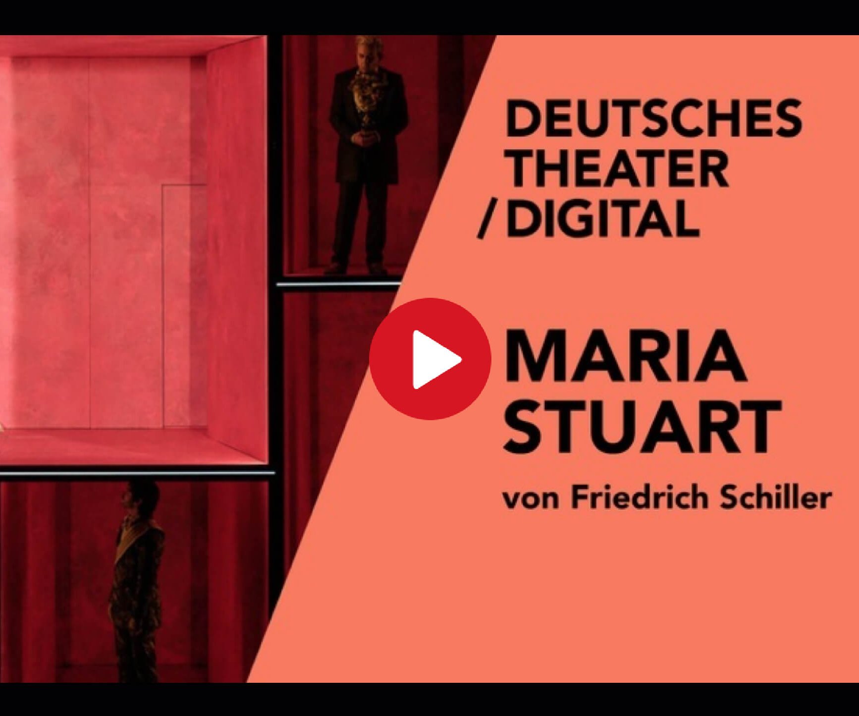 Screenshot des Streams vom deutschen Theater 