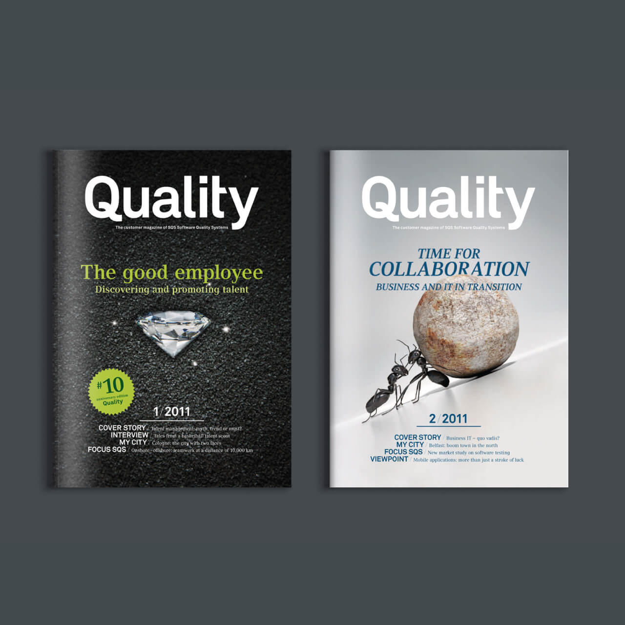 Aclewe SQS Qualitätsmagazin Titelseite