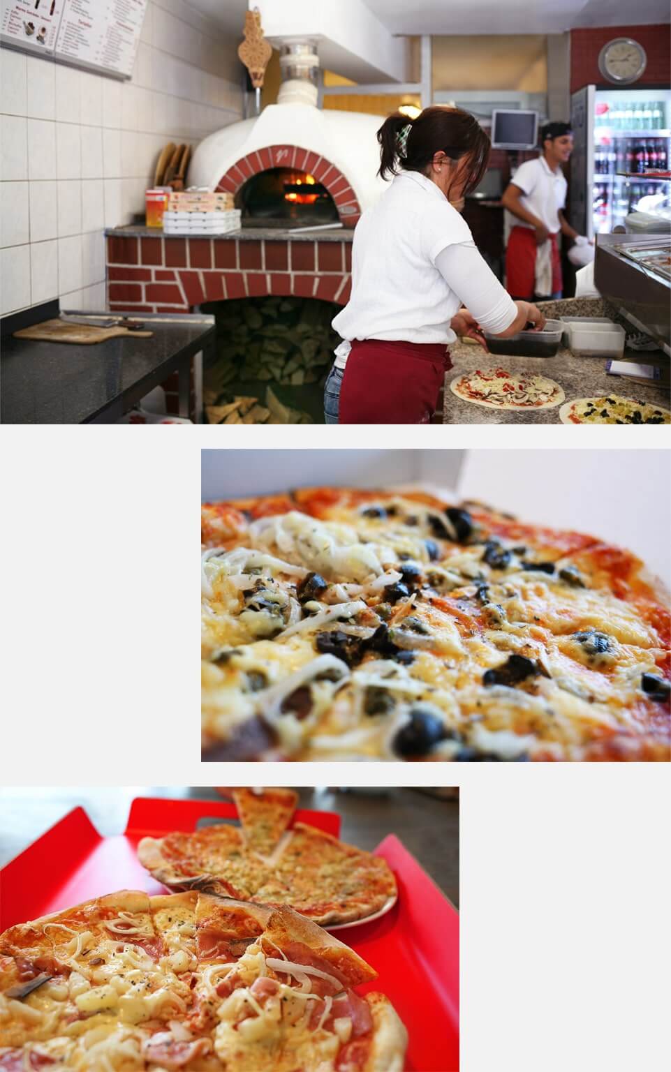 Pizza von La Venezia am Eigelstein Köln