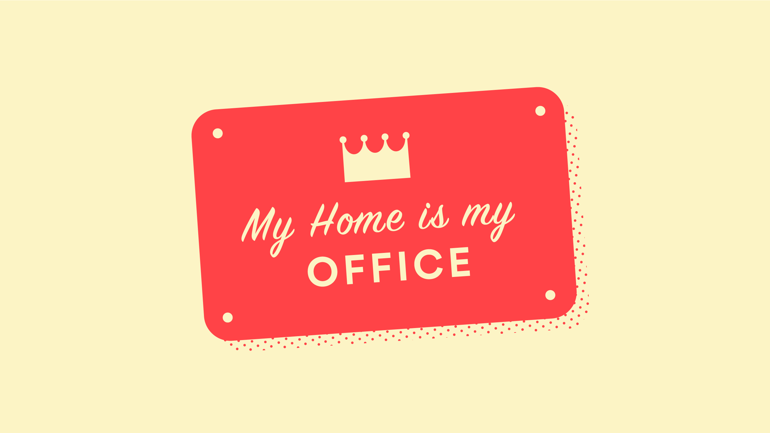 Werbeagentur Illustration My Home is my Office 